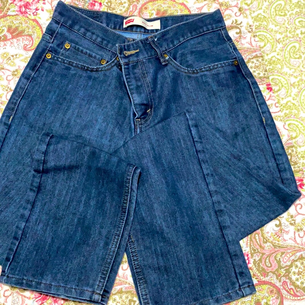 Levi’s 511 slim dark wash jeans
